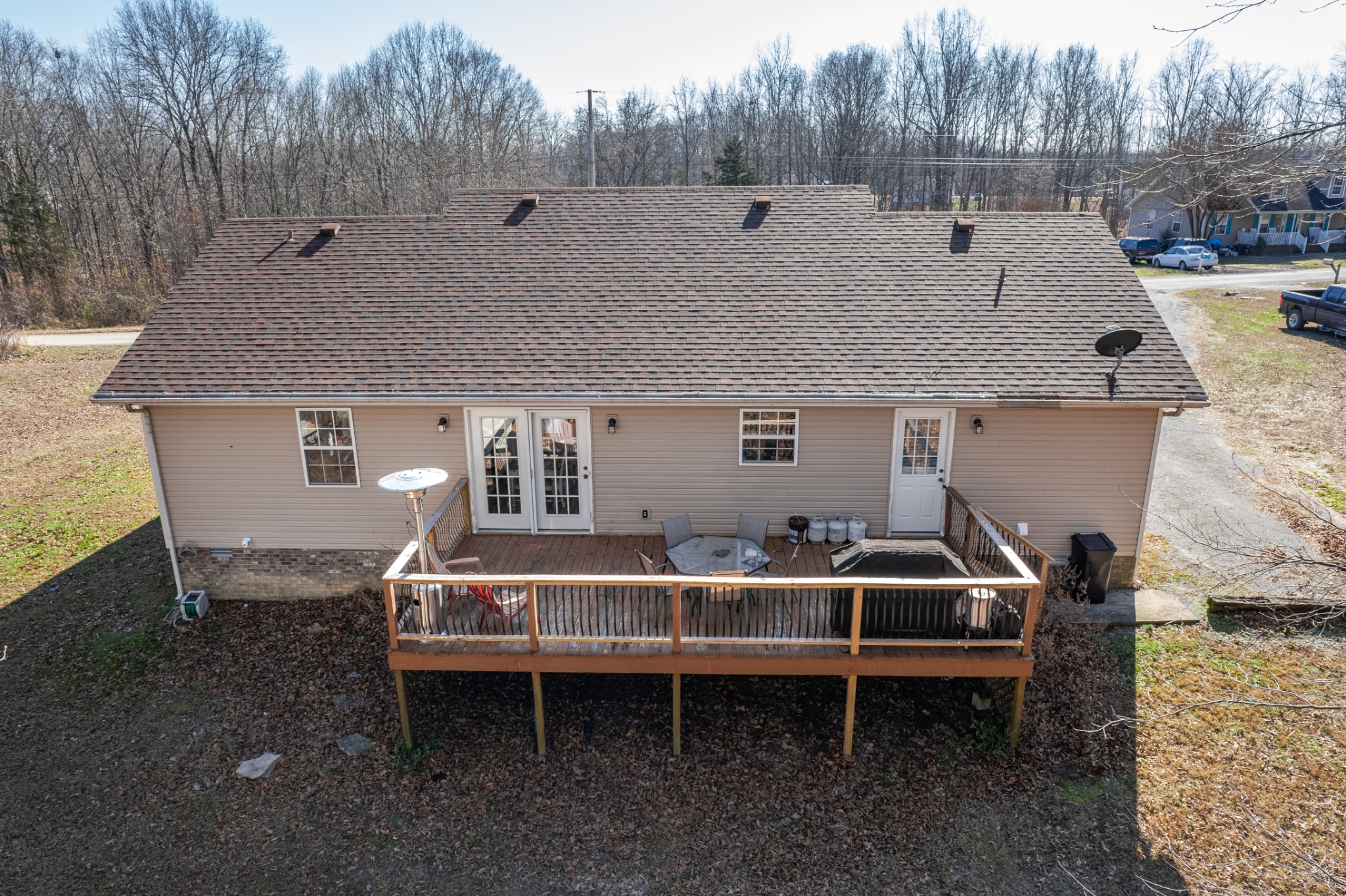 129 Poling Drive Pulaski, TN 38478 - Photo 28 of 67 a front view of a house with table and chairs