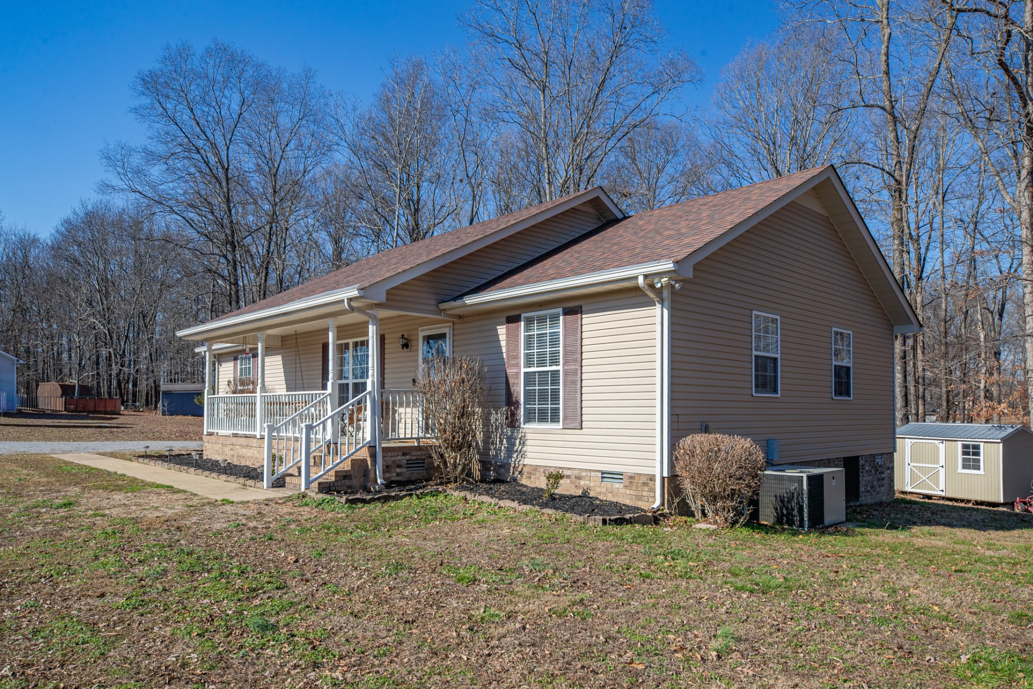 129 Poling Drive Pulaski, TN 38478 - Photo 35 of 67 a view of a house with backyard