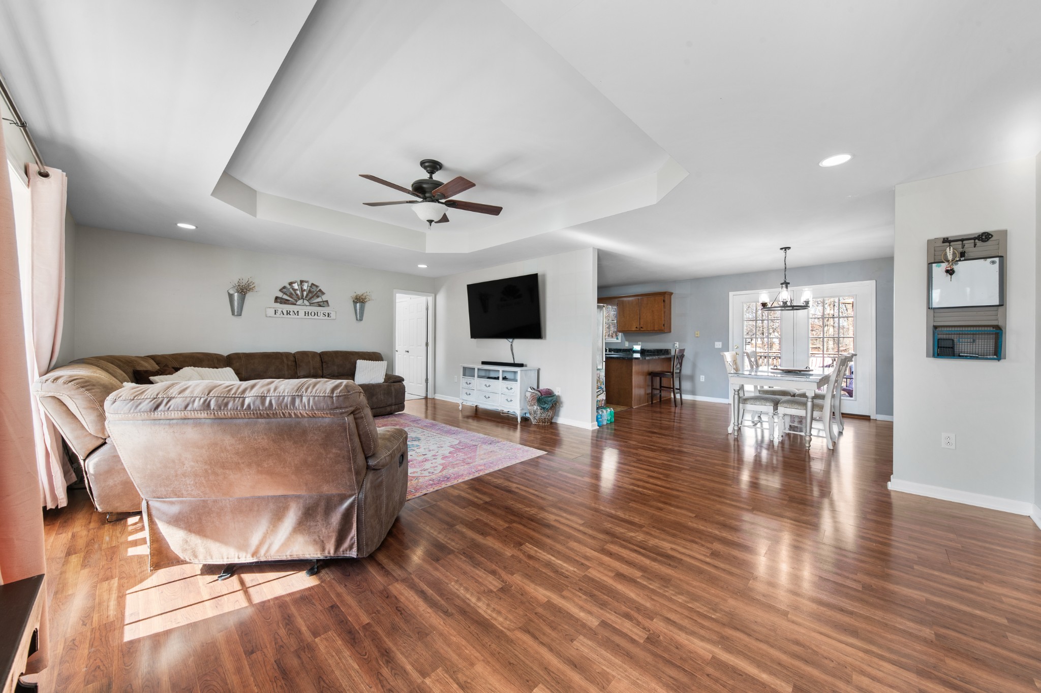 129 Poling Drive Pulaski, TN 38478 - Photo 42 of 67 a living room with furniture and a wooden floor