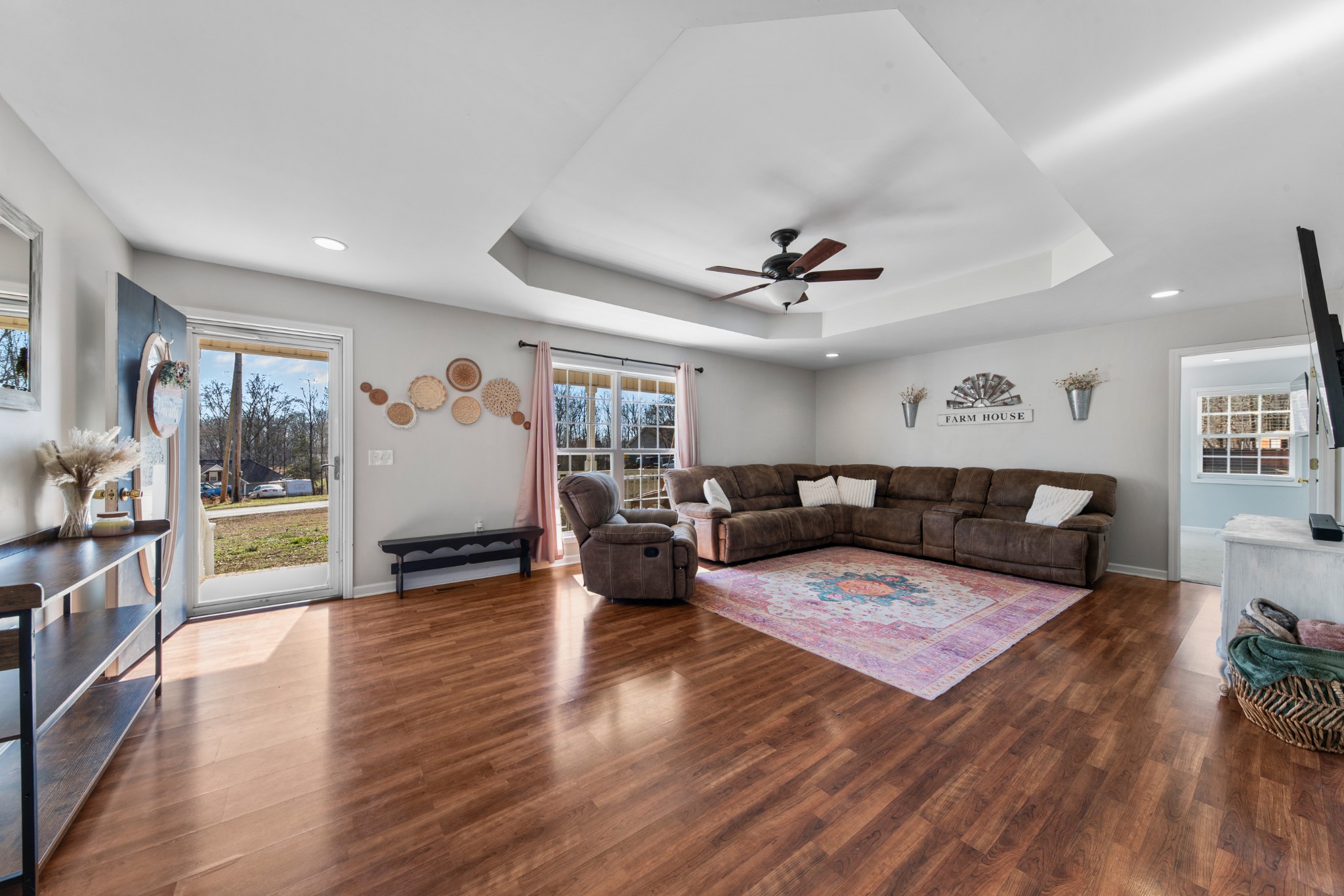 129 Poling Drive Pulaski, TN 38478 - Photo 44 of 67 a living room with furniture and wooden floor