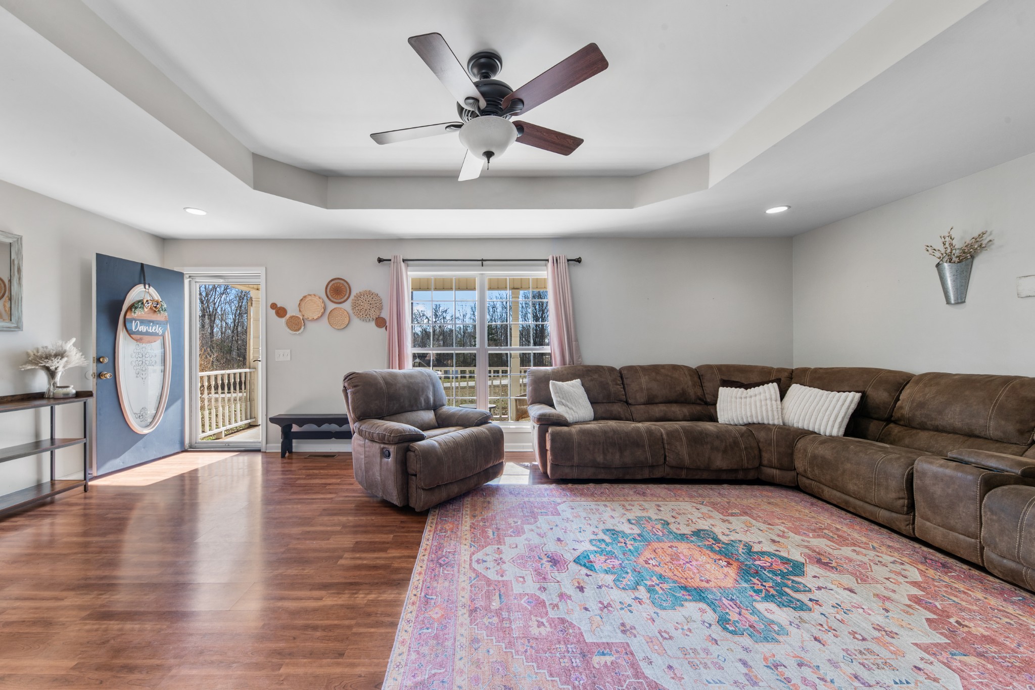 129 Poling Drive Pulaski, TN 38478 - Photo 45 of 67 a living room with furniture and a wooden floor