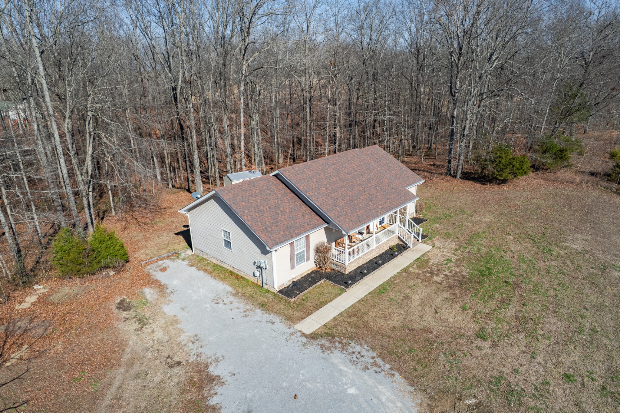129 Poling Drive Pulaski, TN 38478 - Photo 7 of 67 a aerial view of a house with yard and trees