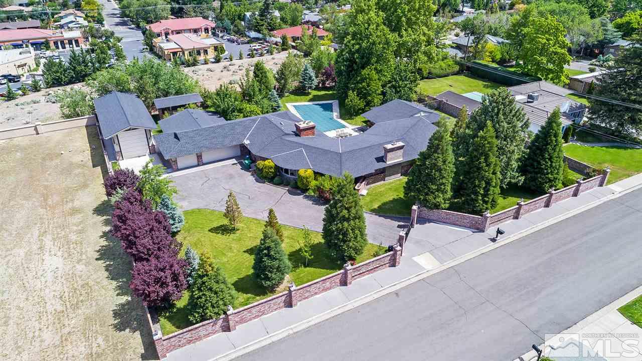 375 Chevy Chase Street Reno, NV 89509 - Photo 2 of 25 an aerial view of a house with garden space and street view