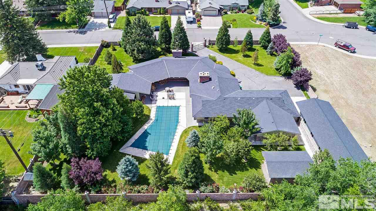 375 Chevy Chase Street Reno, NV 89509 - Photo 24 of 25 an aerial view of a house with a garden