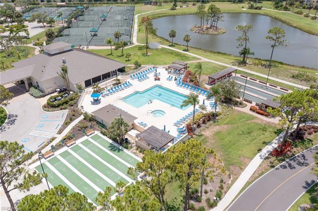 4120 Lorene Drive, Unit 101 Estero, FL 33928 - Photo 32 of 45 an aerial view of a house with a swimming pool