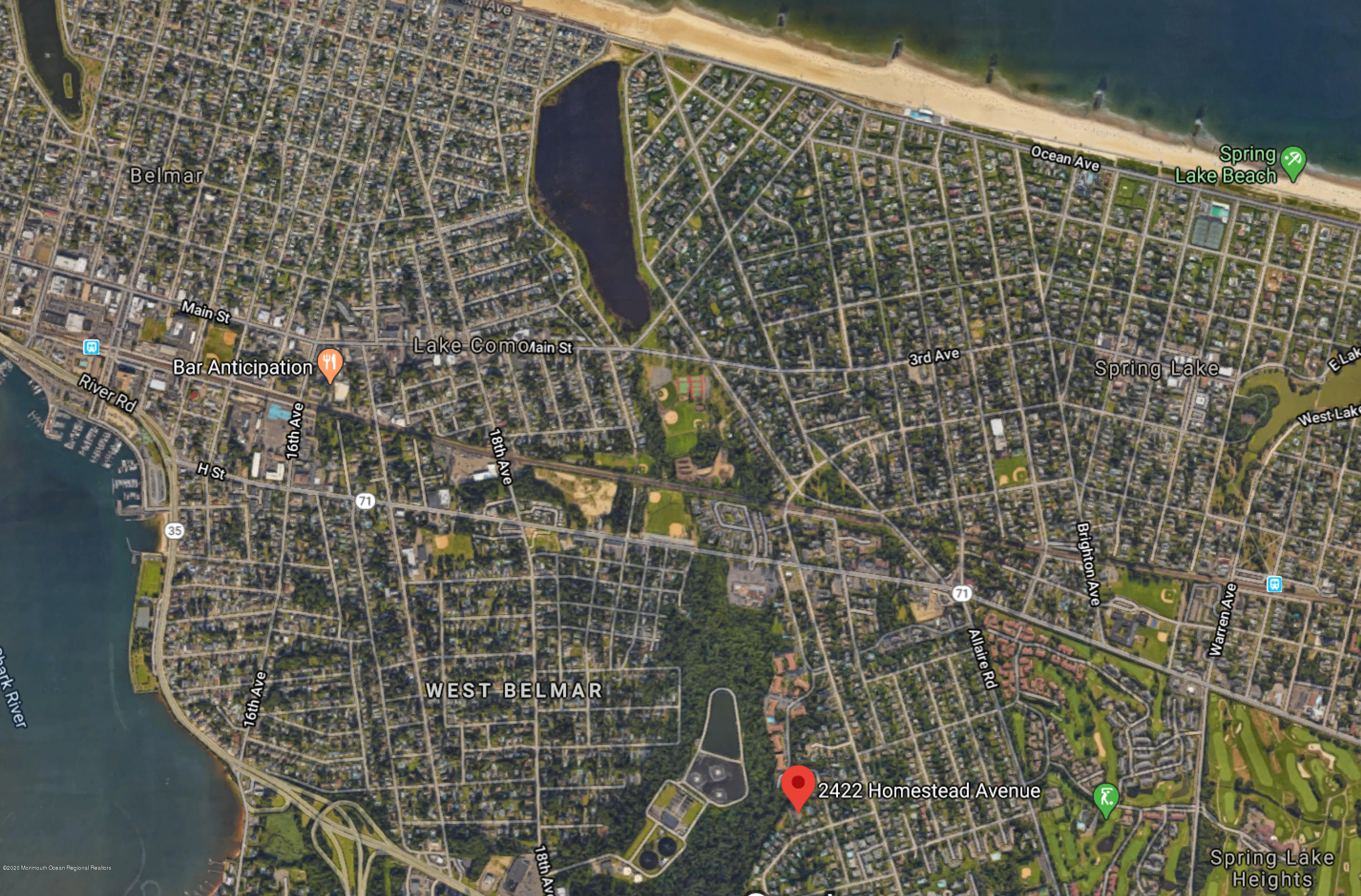 2422 Homestead Avenue Spring Lake Heights, NJ 07762 - Photo 49 of 57 2422 Homestead Ave - Google Maps 4_crop