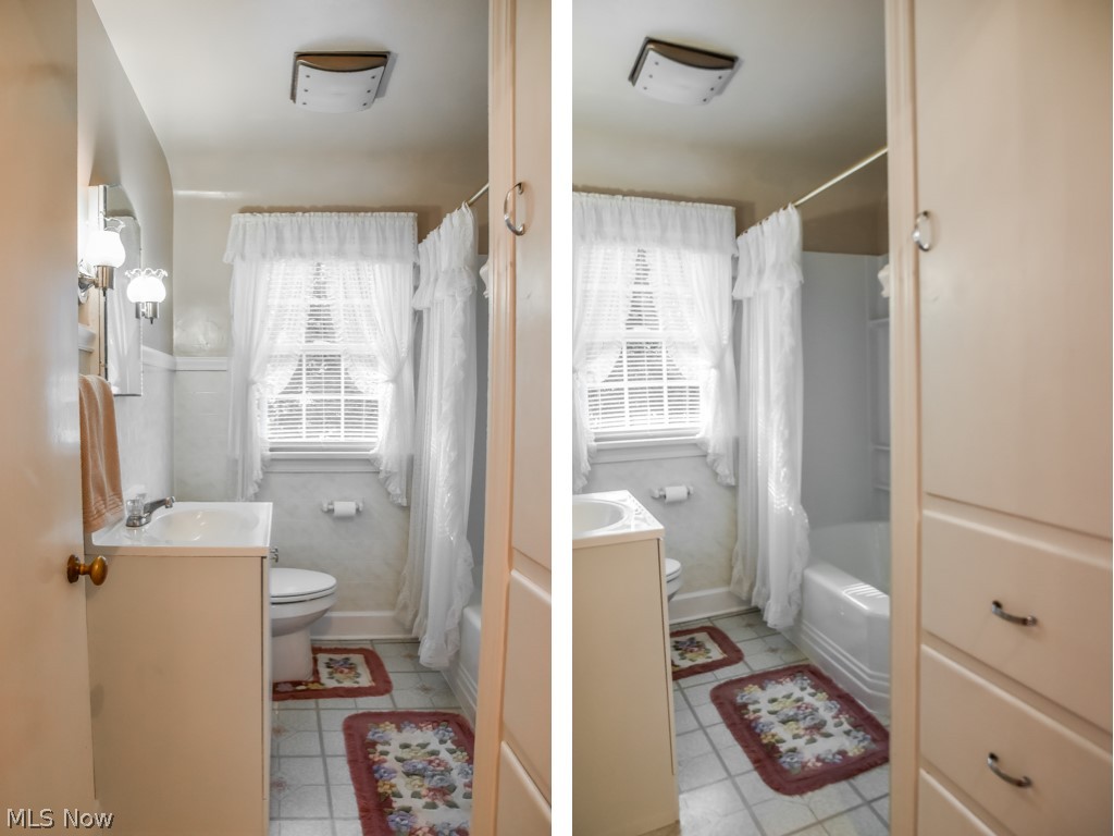 1553 Broad Avenue Northwest Canton, OH 44708 - Photo 16 of 20 Full bath on the main level with built-in linen storage