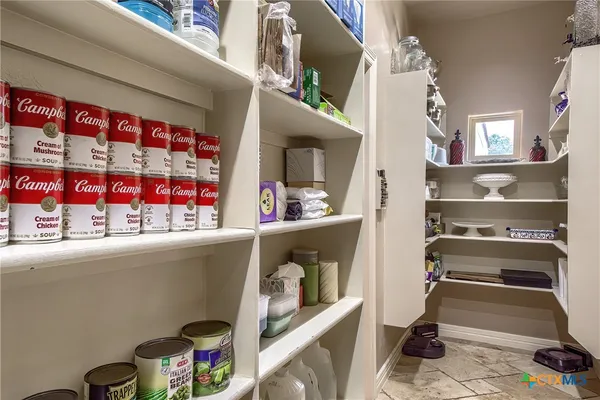 a room with storage and utility