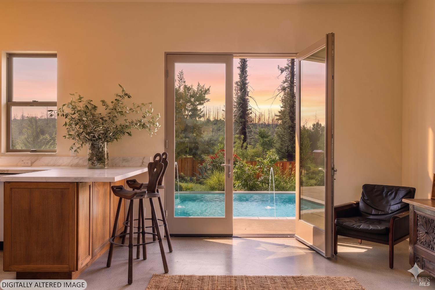 753 Sunnyside Road St. Helena, CA 94574 - Photo 19 of 55 a balcony view with a couch
