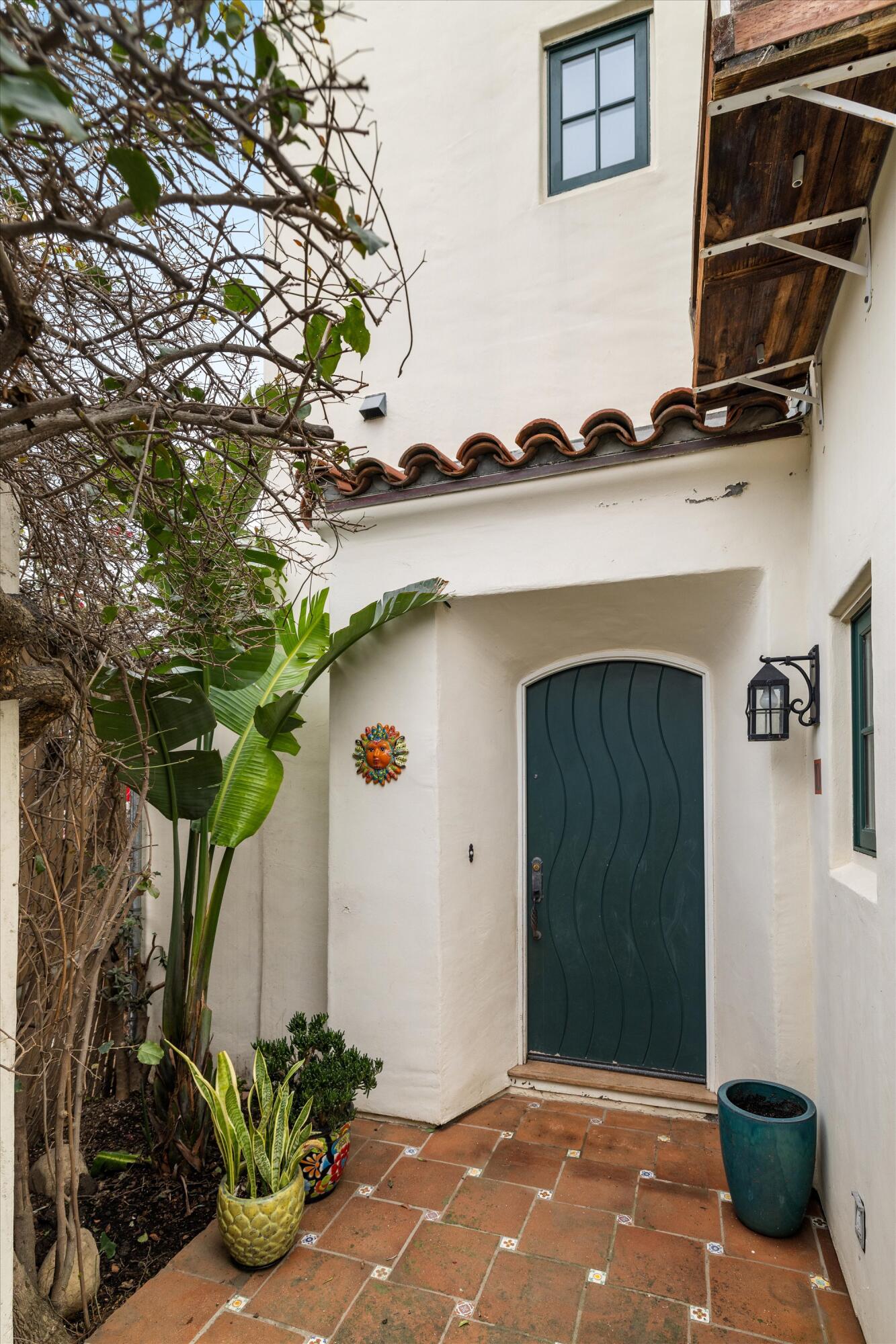 220 Santa Barbara Street, Unit D Santa Barbara, CA 93101 - Photo 16 of 18 front door off of private yard