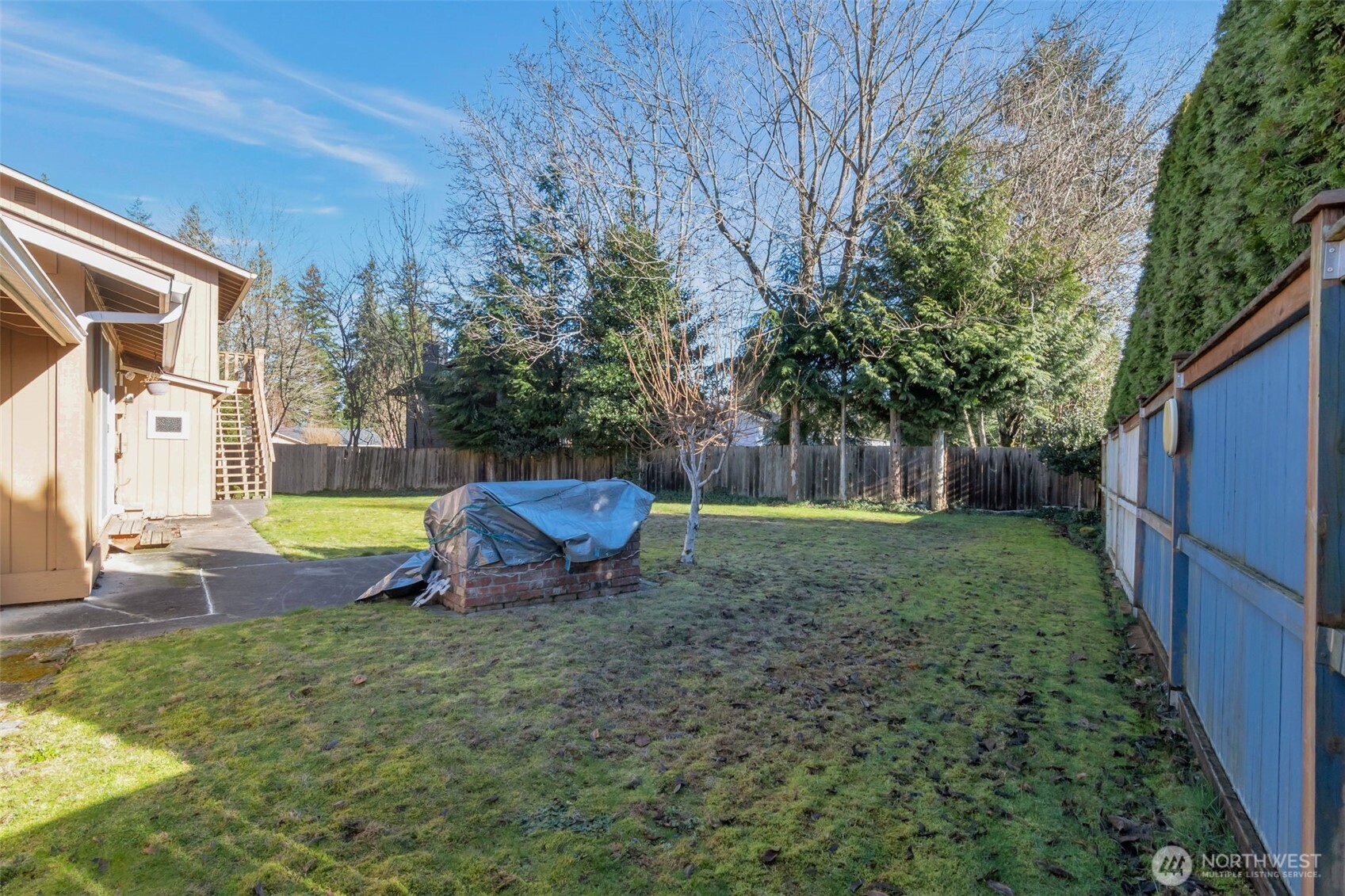 308 225th Street Southwest Bothell, WA 98021 - Photo 14 of 15 a view of a backyard with a small cabin and chair