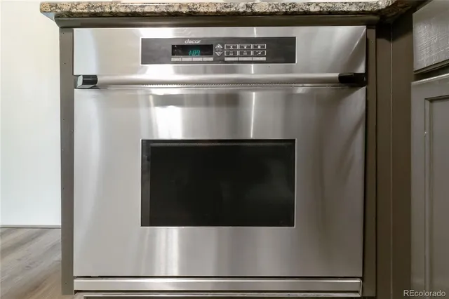 a close view of a stove top oven