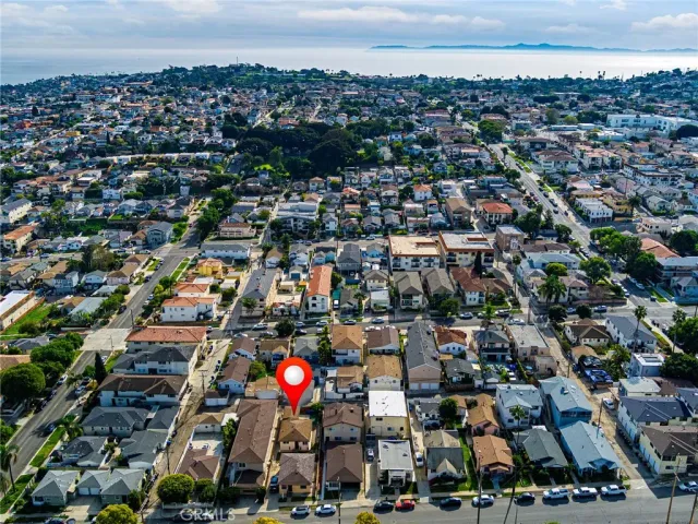 an aerial view of city