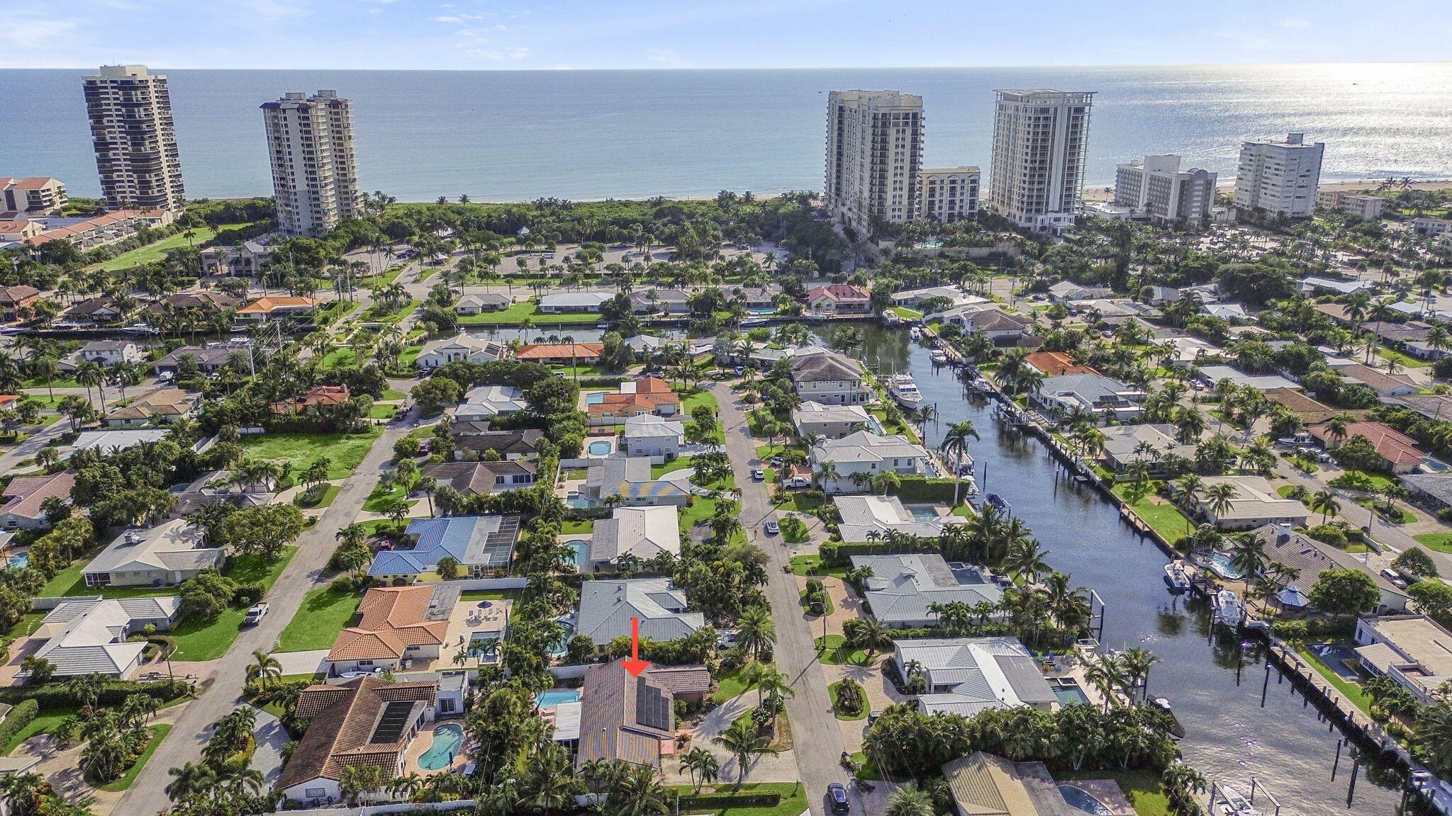 1196 Coral Way Singer Island, FL 33404 - Photo 16 of 17 an aerial view of multiple house