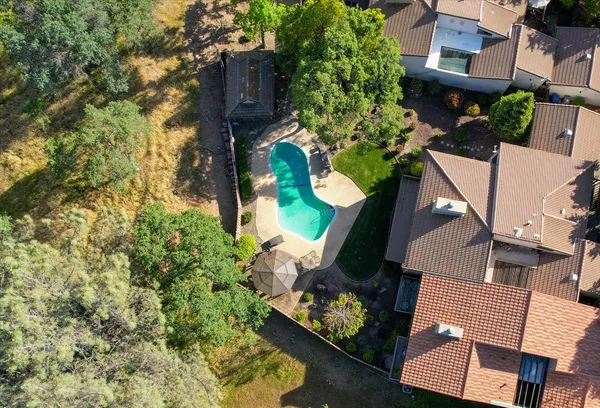a view of an empty room and glass door