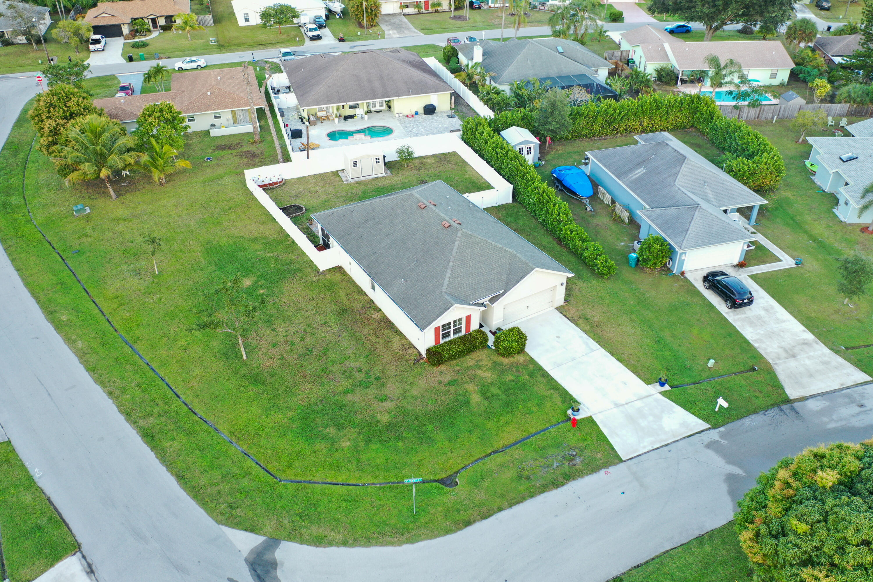 1401 Southeast Portillo Road Port St. Lucie, FL 34952 - Photo 32 of 37 an aerial view of a house