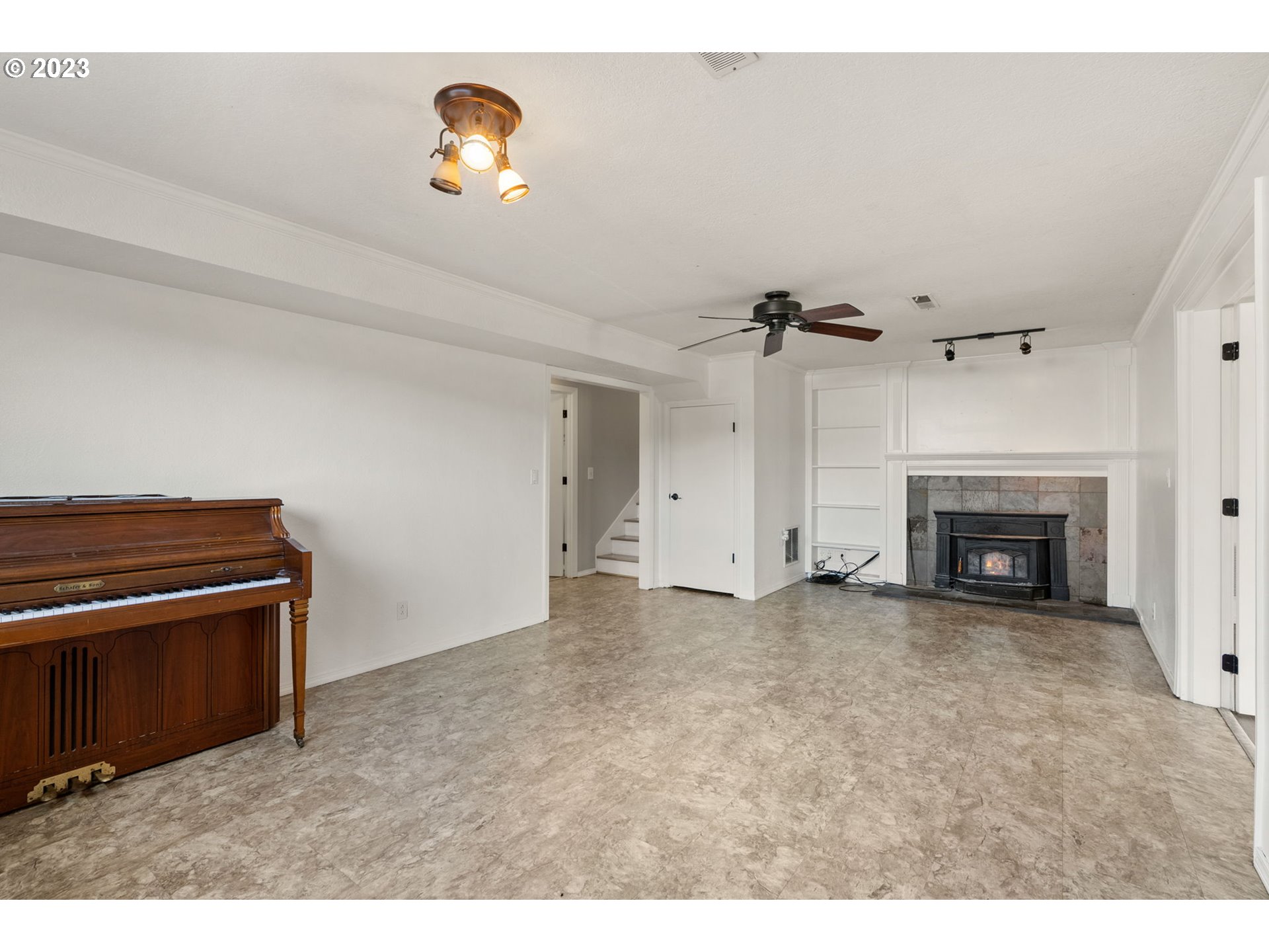 31170 Southwest Firdale Road Cornelius, OR 97113 - Photo 25 of 46 a view of an empty room with a fireplace