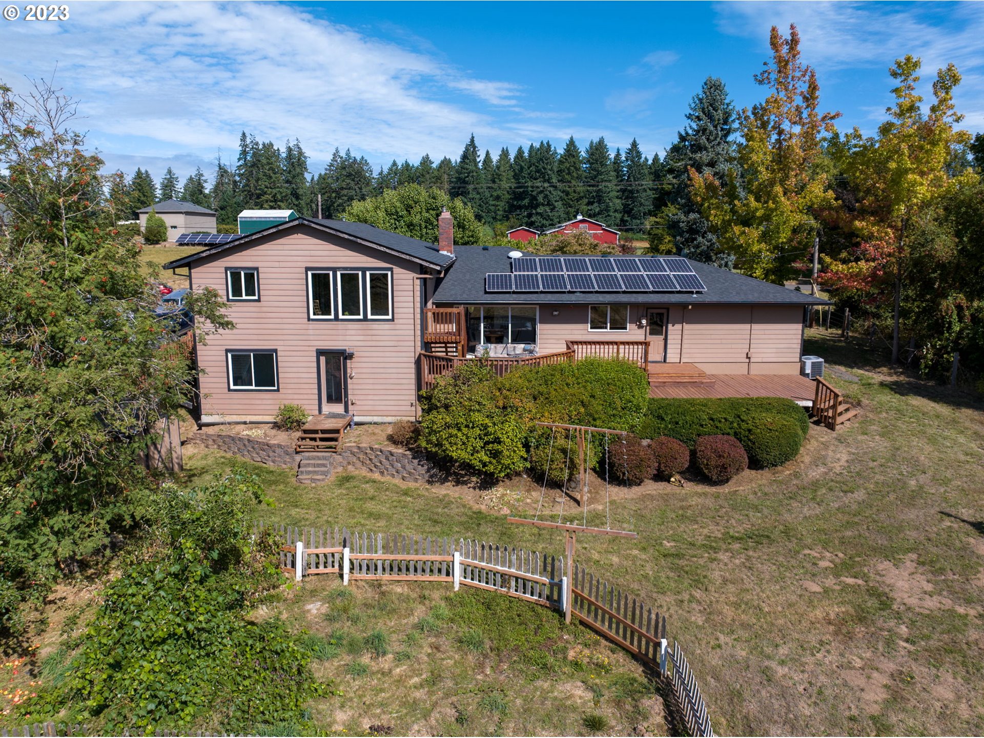 31170 Southwest Firdale Road Cornelius, OR 97113 - Photo 36 of 46 an aerial view of a house