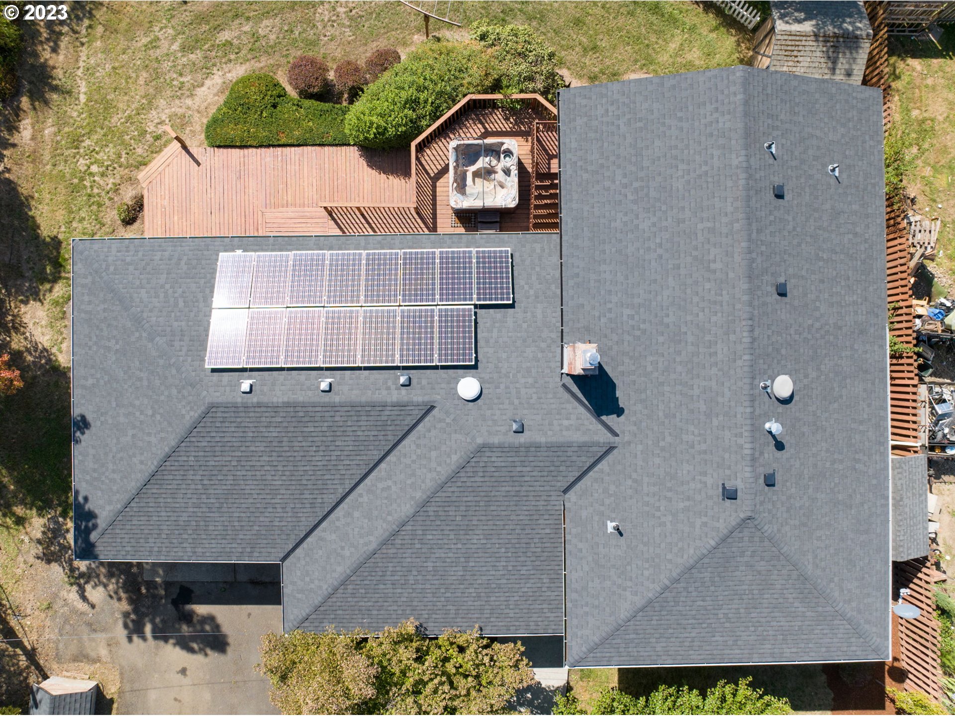 31170 Southwest Firdale Road Cornelius, OR 97113 - Photo 44 of 46 an aerial view of a house with a yard