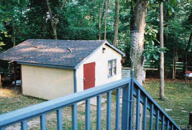 3308 Cartway Lane Raleigh, NC 27616 - Photo 3 of 5 Workshop as seen from the deck