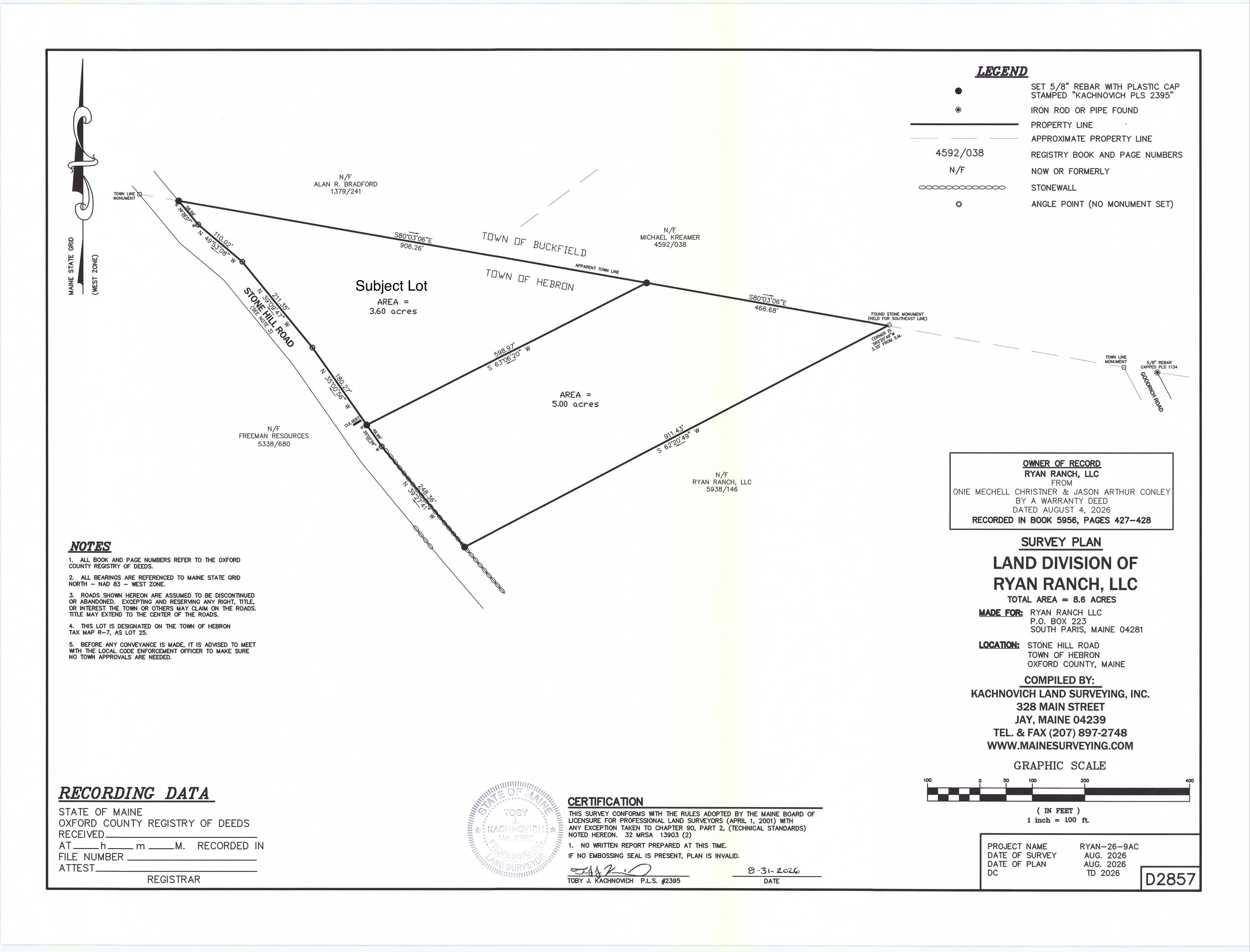3.6 Stone Hill Road Buckfield, ME 04220 - Photo 2 of 8 Ryan Ranch Hebron 3.6 Acres