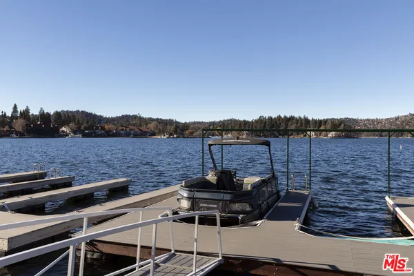 a view of a lake from a balcony
