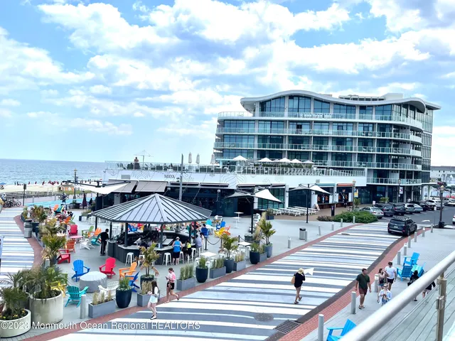 a view of terrace with seating space