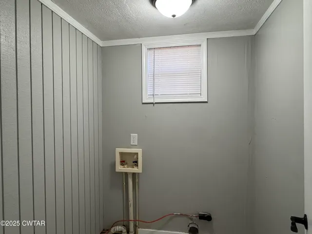 a bathroom with a window