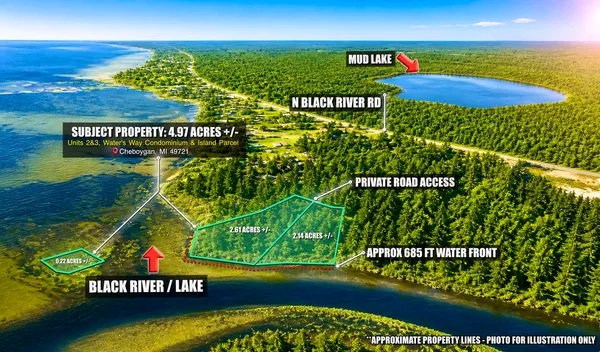 $139,900 | Vl North Black River Road, Cheboygan, MI 49721