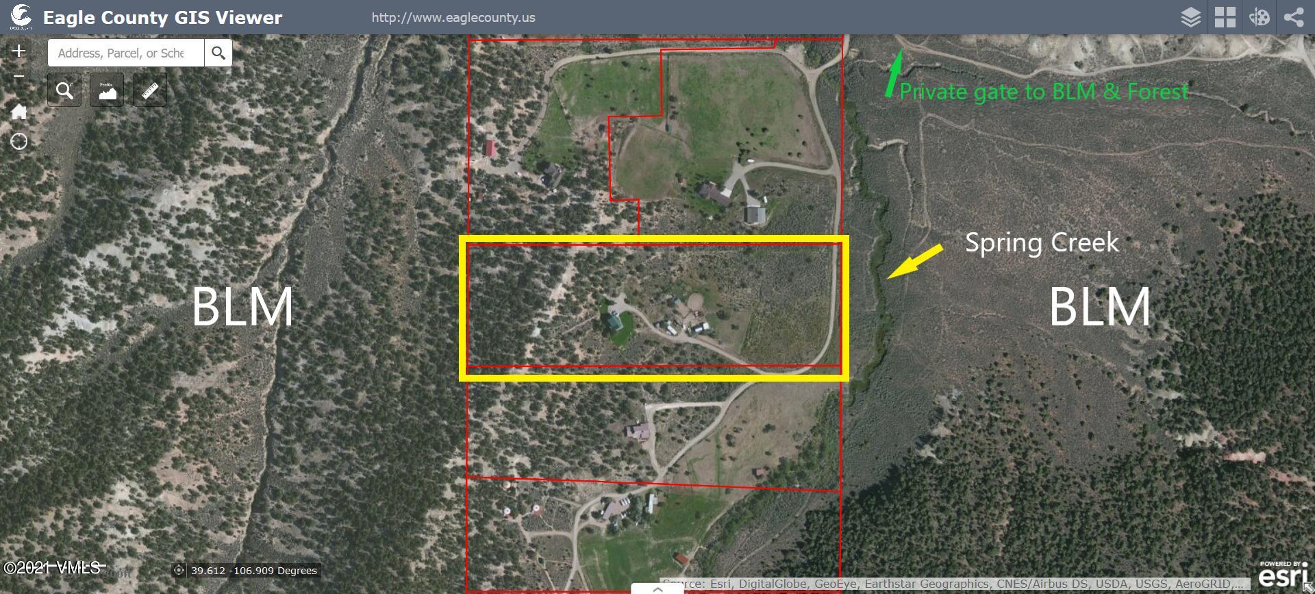 2000 Spring Creek Road Gypsum, CO 81637 - Photo 39 of 40 2000 Spring Creek- GIS labeled