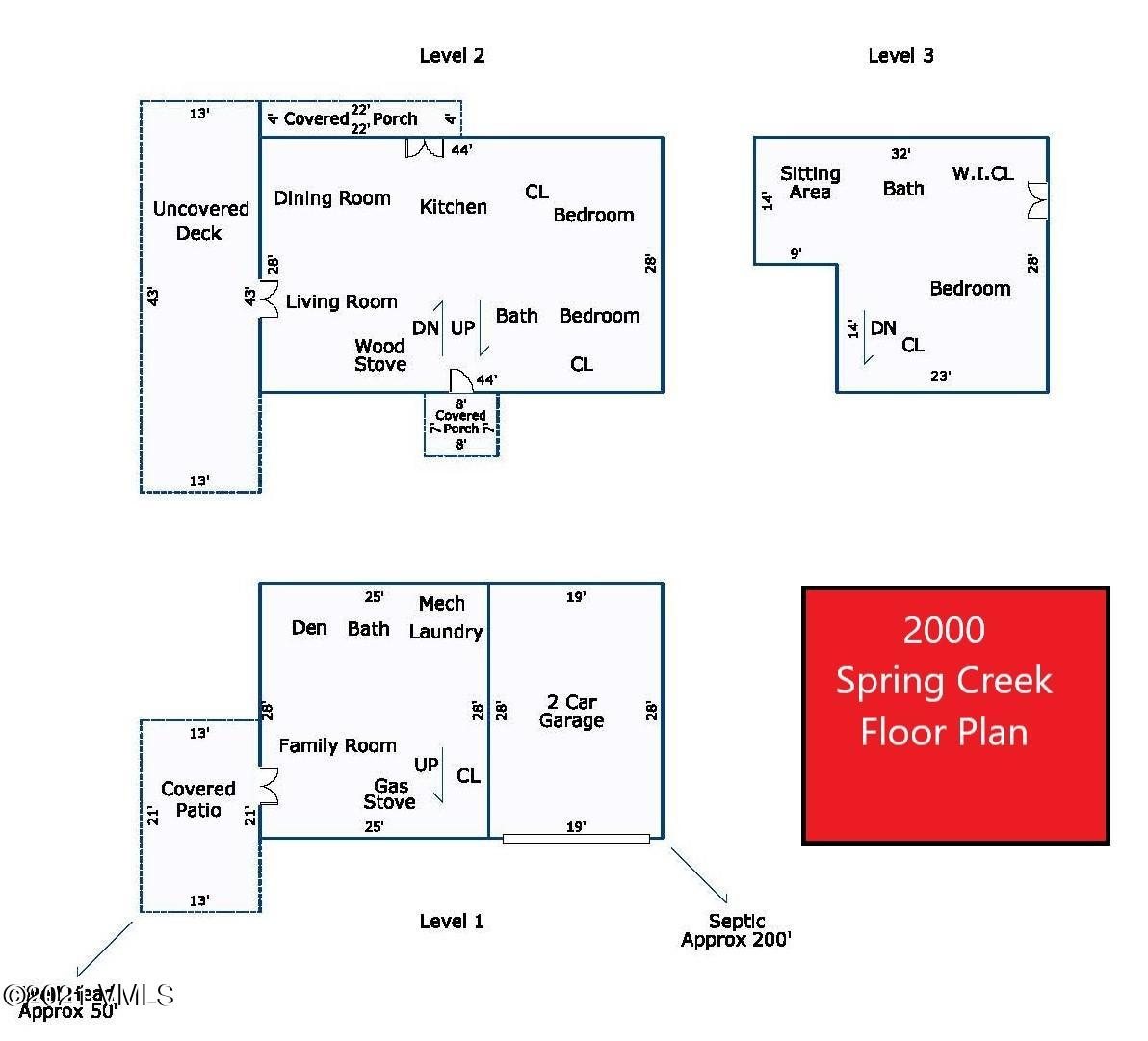 2000 Spring Creek Road Gypsum, CO 81637 - Photo 40 of 40 Appraisal Floor plan sketch for MLS