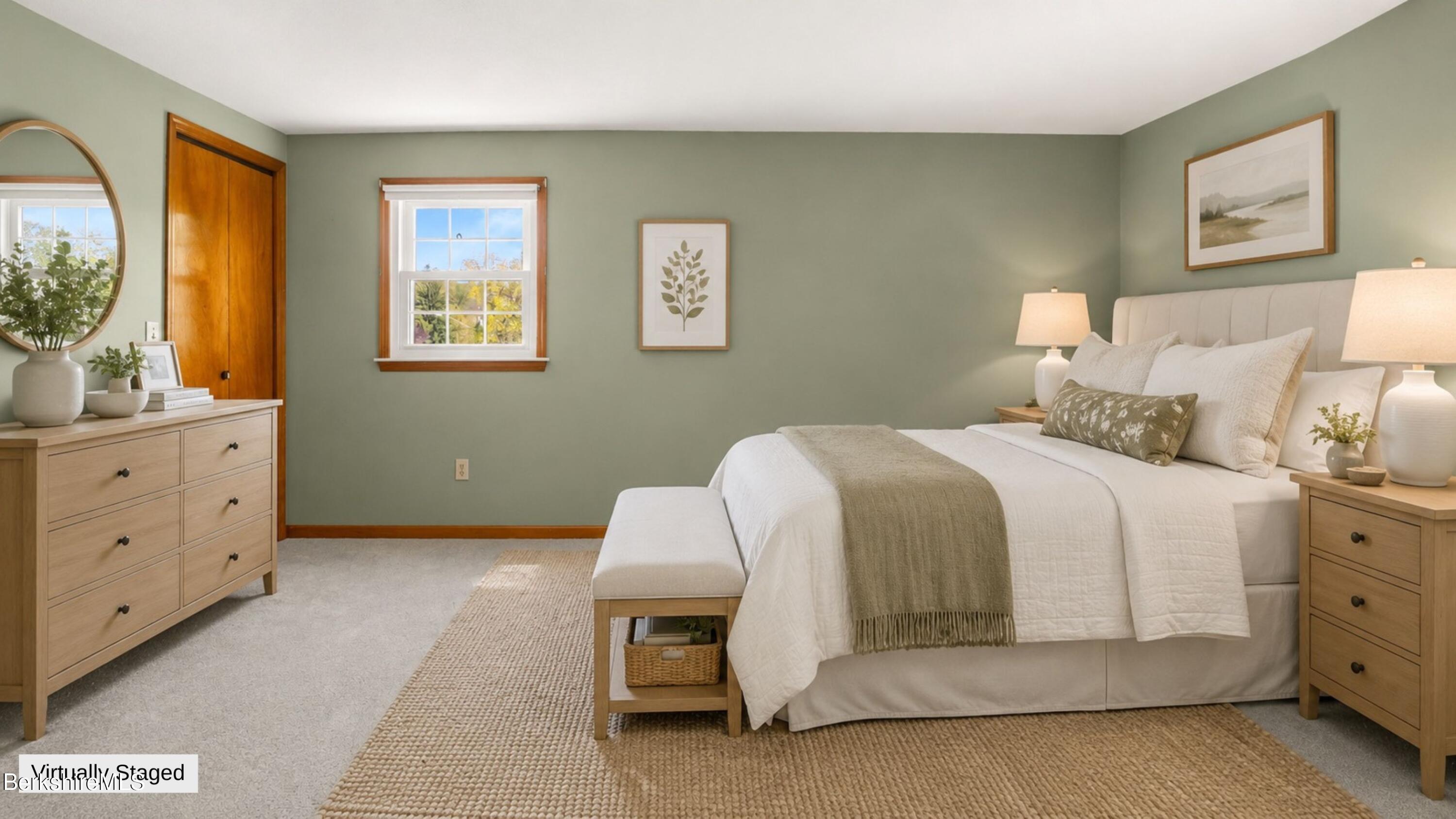 26 Partridge Road Pittsfield, MA 01201 - Photo 28 of 41 VIRTUALLY STAGED BEDROOM 2