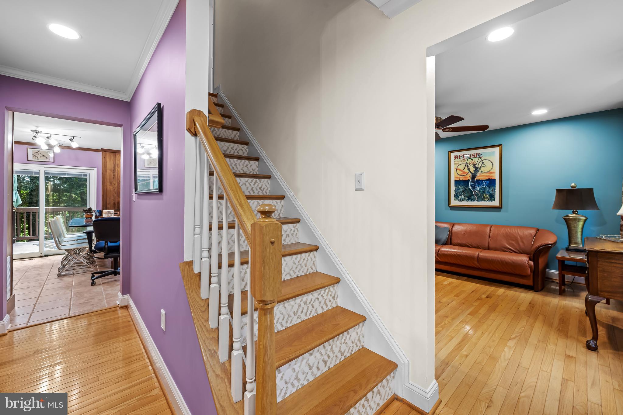 5026 Mt Carmel Road Hampstead, MD 21074 - Photo 6 of 57 a view of a livingroom with furniture and staircase