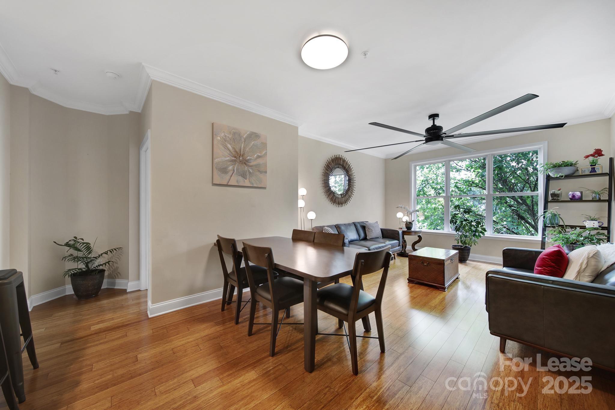 1000 East Woodlawn Road Charlotte, NC 28209 - Photo 2 of 29 a living room with furniture and a large window