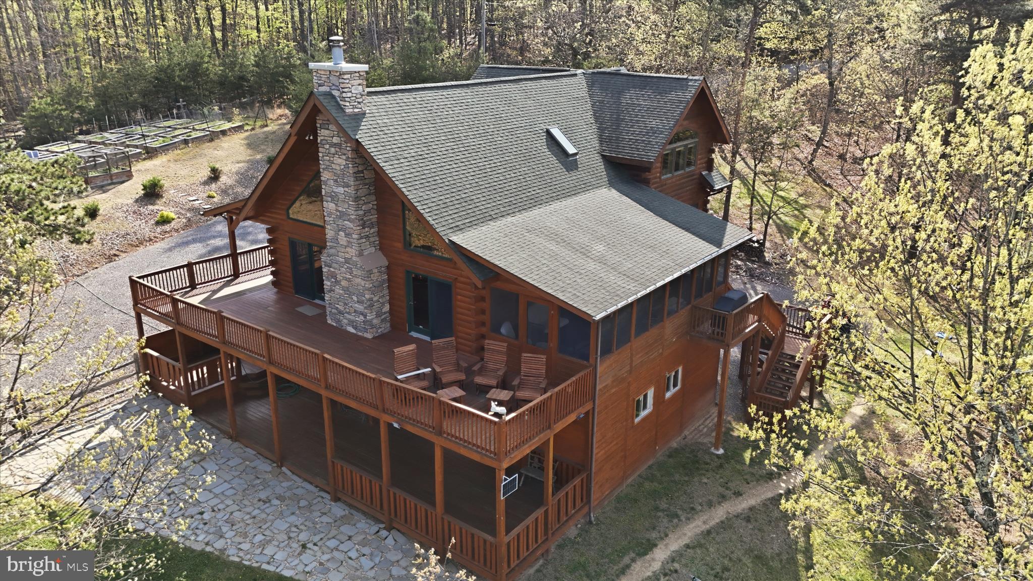 4 Parsons Ridge Road Romney, WV 26757 - Photo 3 of 58 aerial view of a house with roof deck front of house