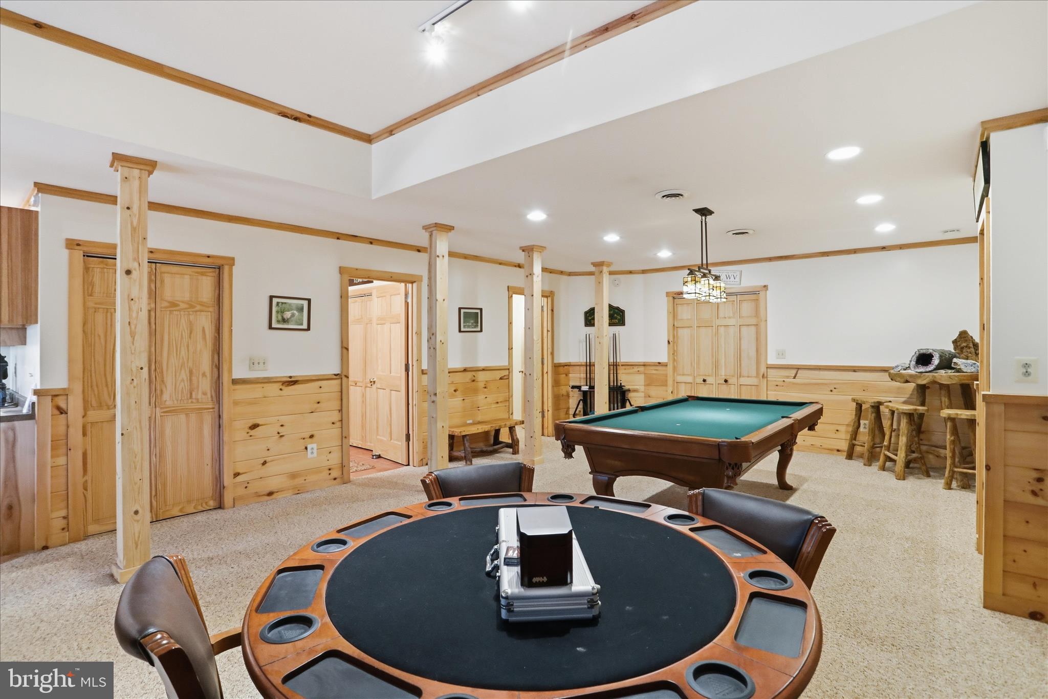 4 Parsons Ridge Road Romney, WV 26757 - Photo 42 of 58 a room with furniture pool table and glass windows