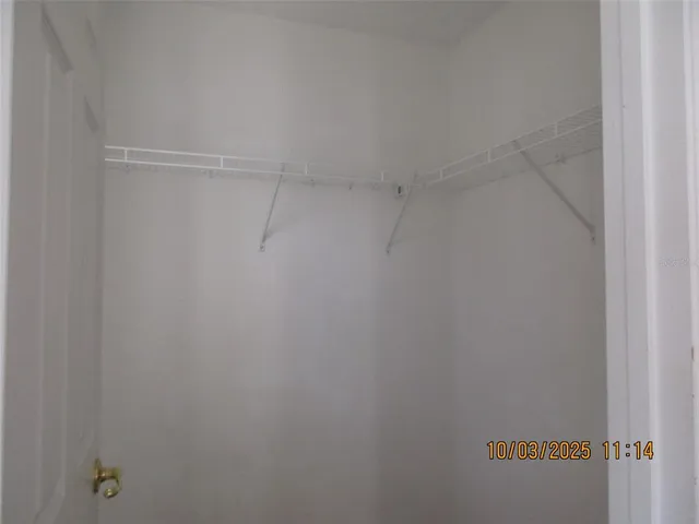 a view of a livingroom with a window