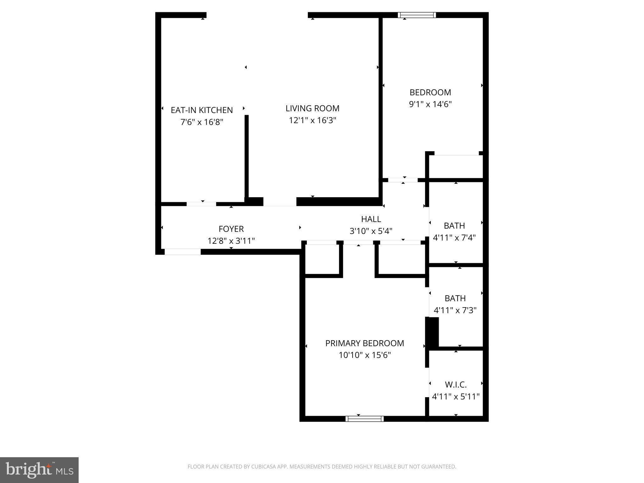 11637 Stoneview Square, Unit 2B Reston, VA 20191 - Photo 31 of 31 a picture of a floor plan