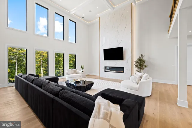 a bathroom with a double vanity sink mirror and shower