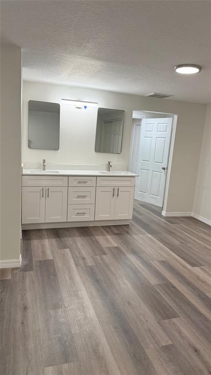 15535 Little Ranch Road Spring Hill, FL 34610 - Photo 19 of 46 a spacious bathroom with a double vanity sink and mirror