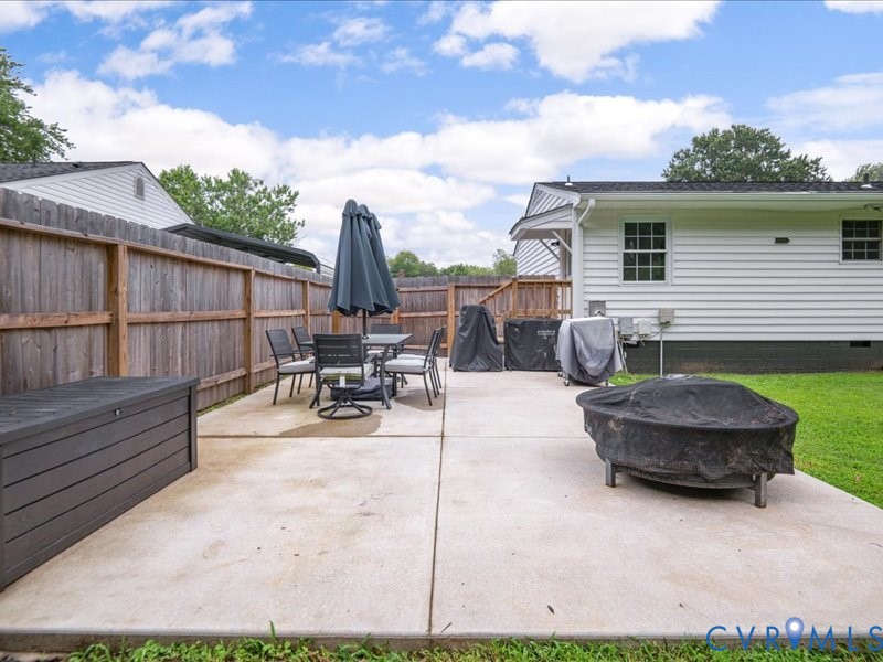 1413 Green Pasture Road Sandston, VA 23150 - Photo 31 of 37 Look At That Patio!