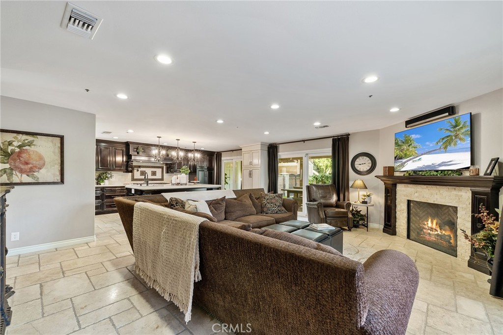 4738 Live Oak Canyon Road La Verne, CA 91750 - Photo 13 of 70 a living room with fireplace furniture and a fireplace