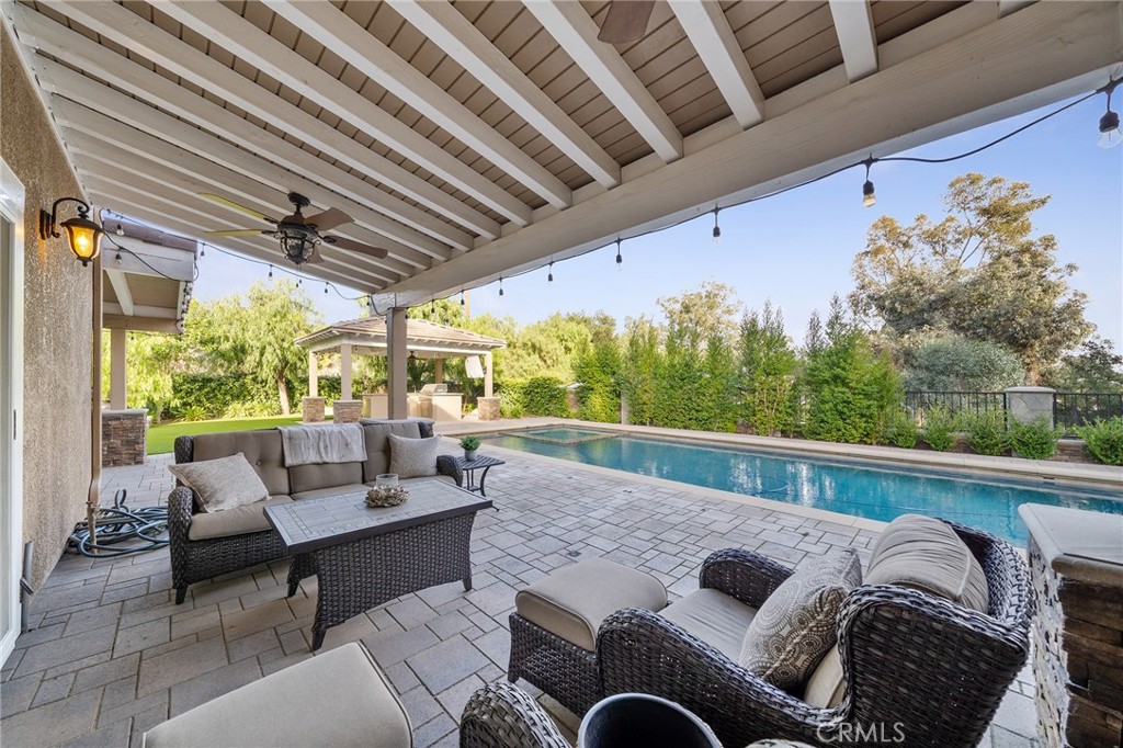 4738 Live Oak Canyon Road La Verne, CA 91750 - Photo 16 of 70 a outdoor living space with furniture and garden view