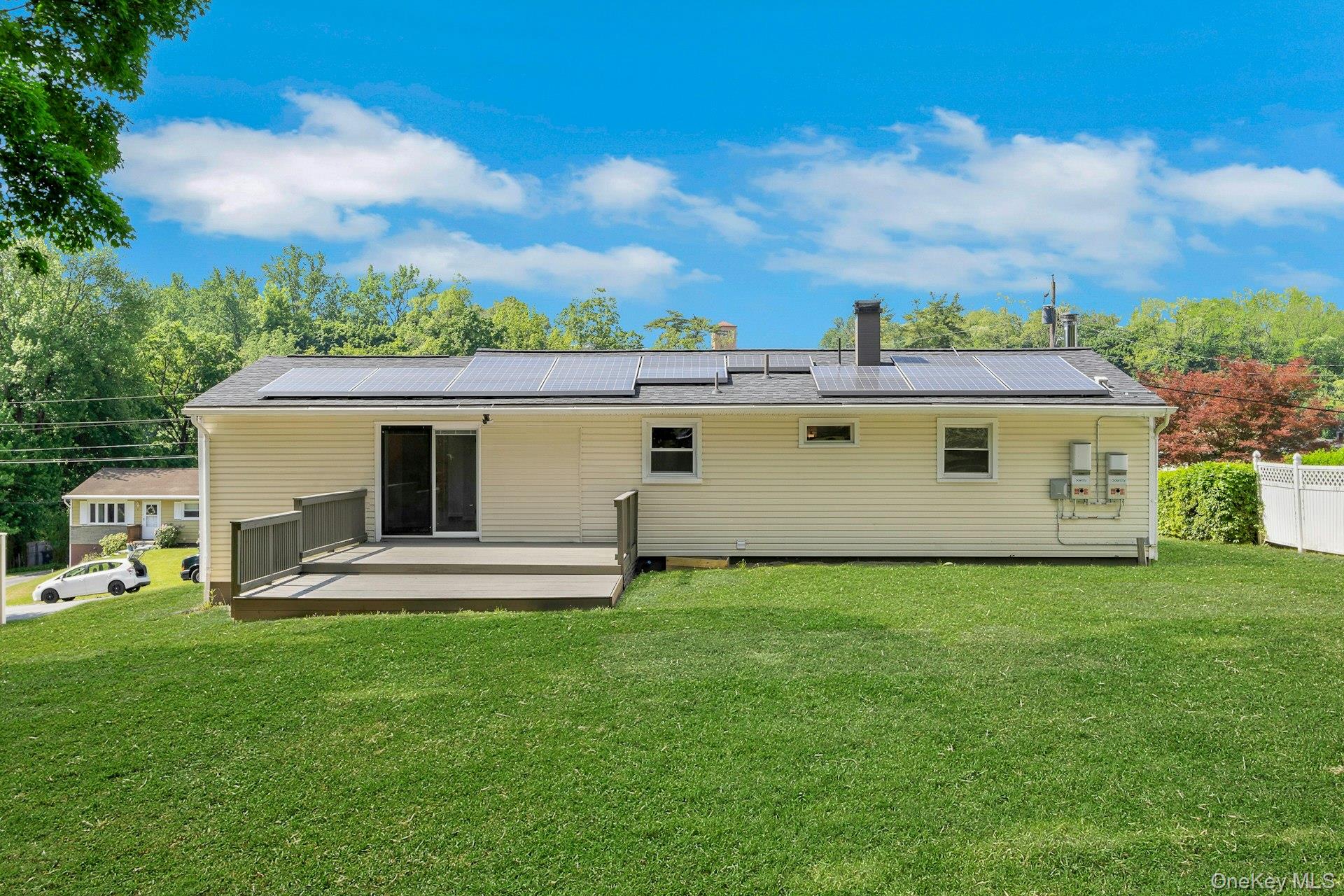3 Ritter Drive Poughkeepsie, NY 12601 - Photo 45 of 49 Back of home with view of solar panels
