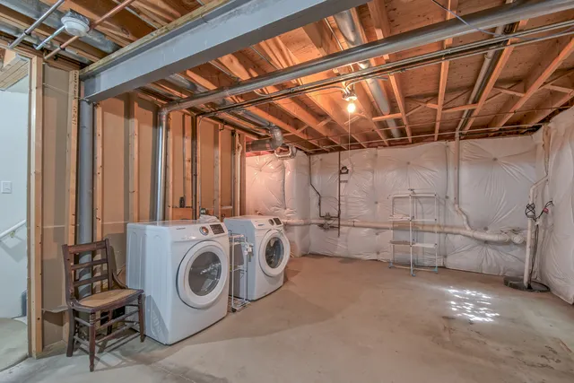 a view of storage and utility room