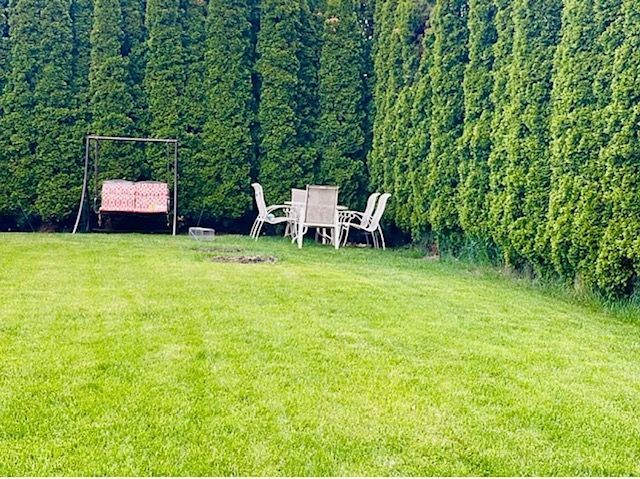 752 South Parkside Drive Round Lake, IL 60073 - Photo 34 of 38 a backyard of a house with table and chairs