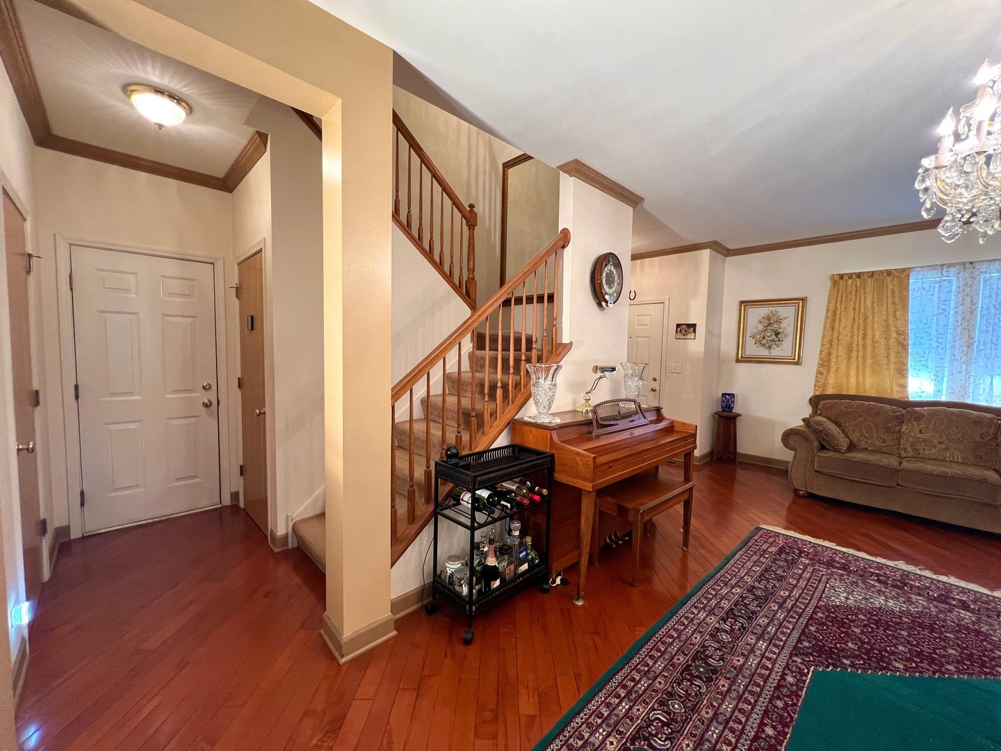 752 South Parkside Drive Round Lake, IL 60073 - Photo 7 of 38 a living room with furniture and wooden floor
