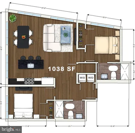 $2,700 | 526 Brown Street, Unit 501, Philadelphia, PA 19123