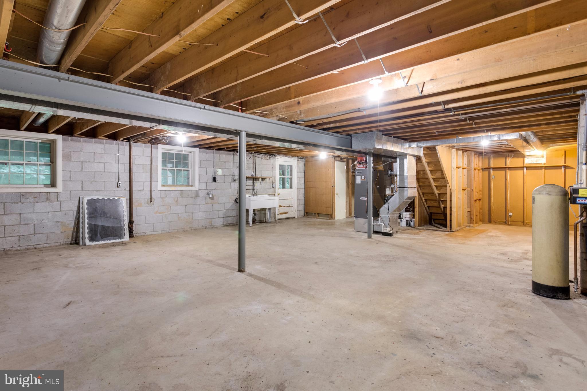 1234 Pouder Road Sykesville, MD 21784 - Photo 22 of 30 Unfinished Area of the Basement