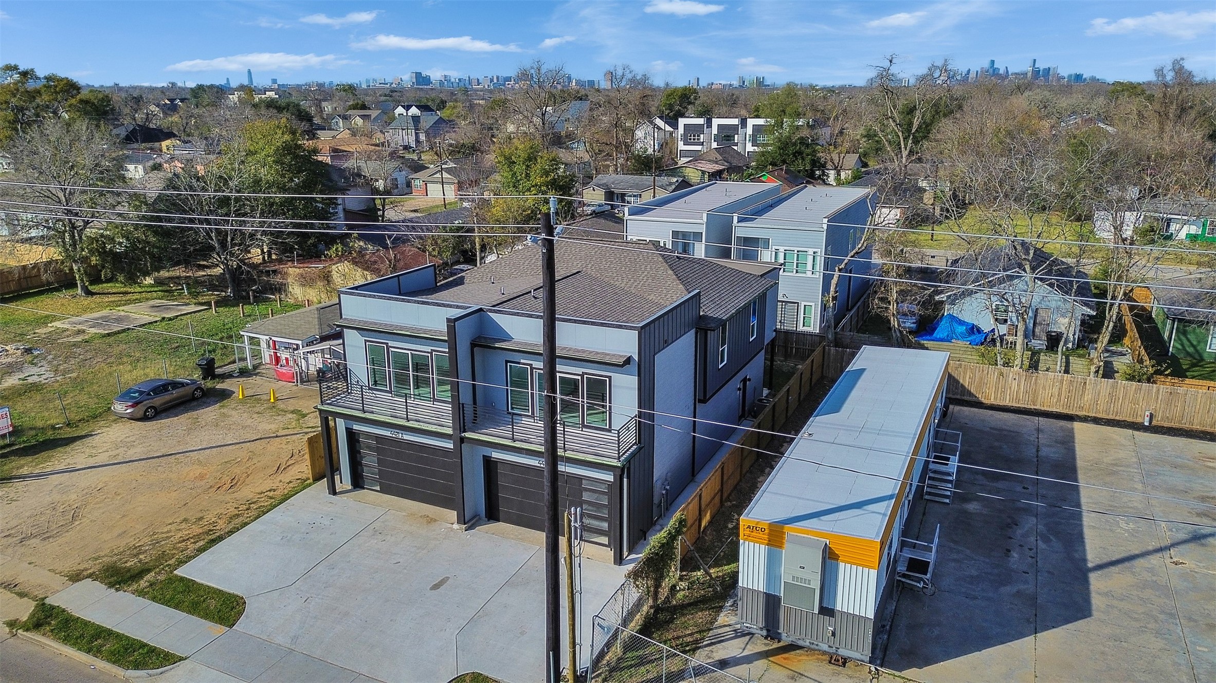 4421 Reed Road, Unit A AND B Houston, TX 77051 - Photo 38 of 39 an aerial view of a house with a ocean view